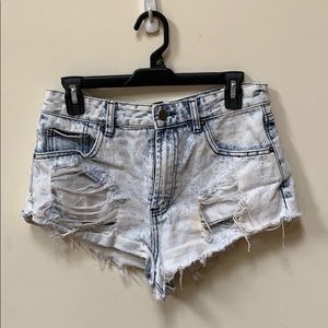 Forever 21 Acid Wash Shorts